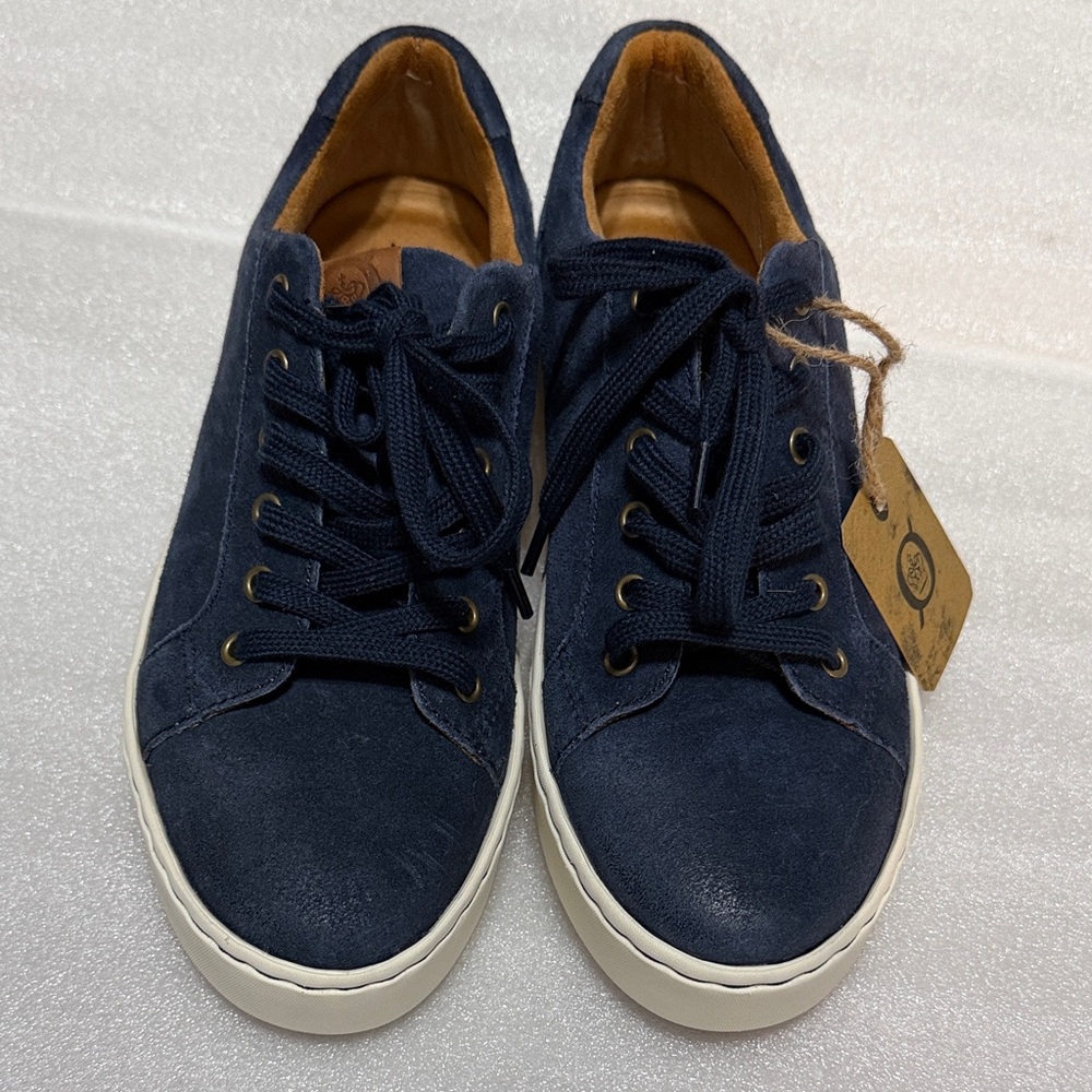Born Mira Leather Suede Platform Sneakers 8.5 NWT